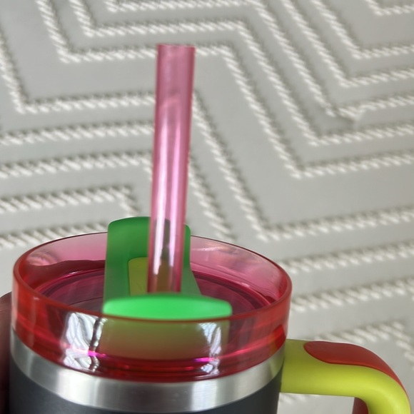 Black and Neon 30 oz Stanley - Picture 6 of 9